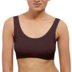 SW Seasons Brown Non Padded Sports Bra