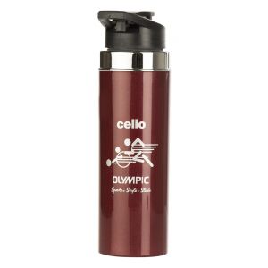 SW Cello Olympic Plastic Water Bottle 650ml Burgundy