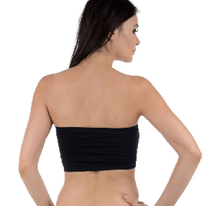 SW Pk 2 Black Comfort Tube Bra