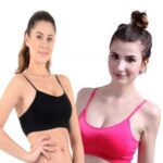 SW Pk 2 Comfy Sport Bra Free Thong