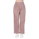 BS Women's Casual Cotton Blend Striped Bottomwear (Pink)