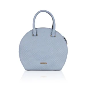 BS Women's Faux Leather Printed Adjustable Long Belt Handbag (Blue)