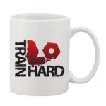 BS Printed Ceramic Coffee Mug - 1 Pieces, White, 11oz