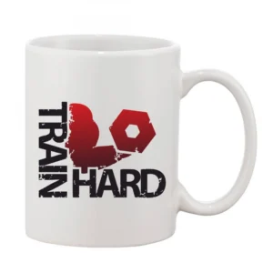 BS Printed Ceramic Coffee Mug - 1 Pieces, White, 11oz