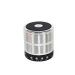 BS Plastic Rubber Wireless WS887 Bluetooth Speaker (Silver)